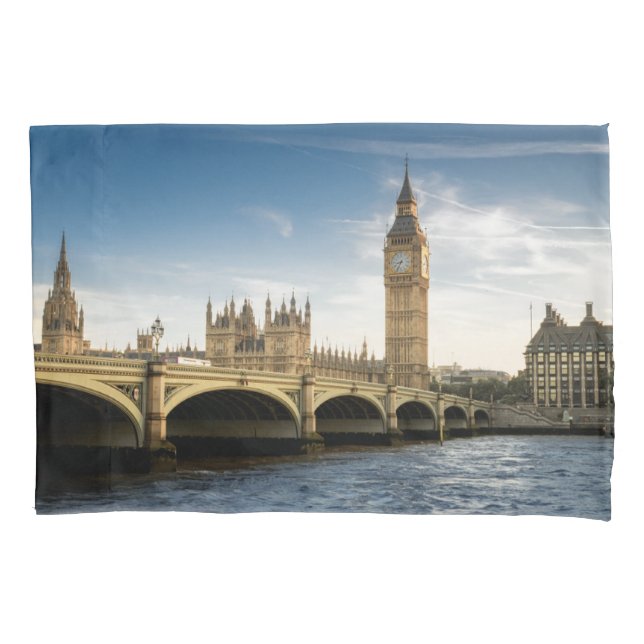 Monuments | Big Ben, London England Pillowcase (Front)