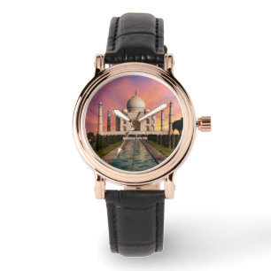 Monuments Colourful View of the Taj Mahal Watch