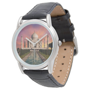 Monuments Colourful View of the Taj Mahal Watch