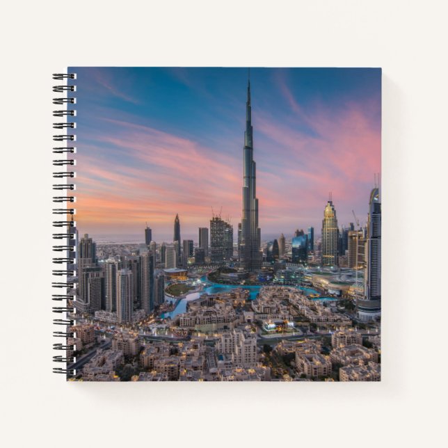 Monuments | Dubai Cityscape Notebook (Front)
