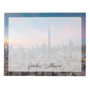 Monuments Dubai Cityscape Notepad