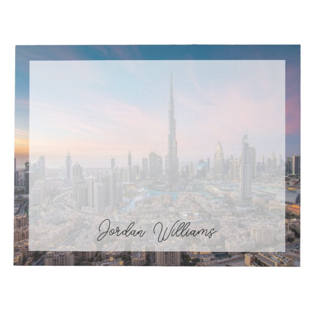 Monuments | Dubai Cityscape Notepad (Front)