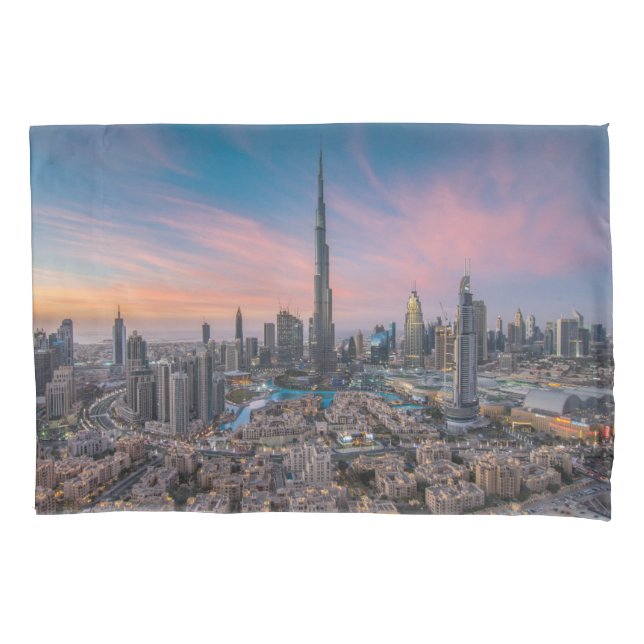 Monuments | Dubai Cityscape Pillowcase (Front)
