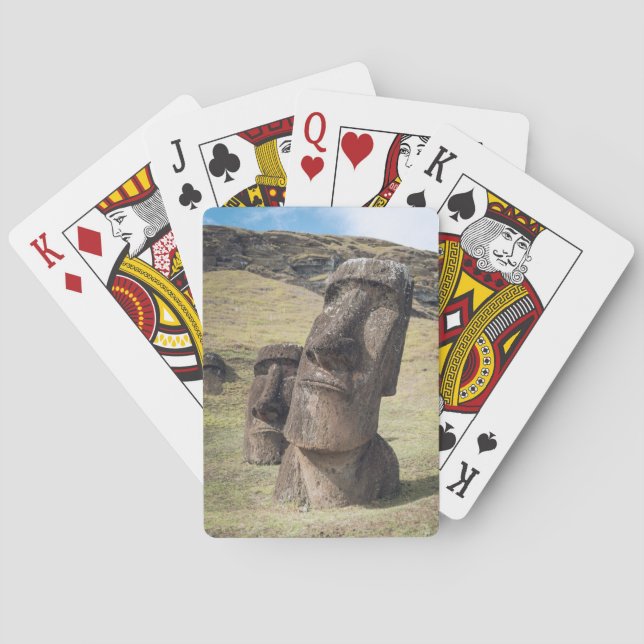 Monuments | Easter Island, Chile Playing Cards (Back)