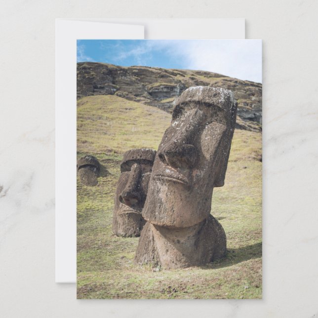 Monuments | Easter Island, Chile Thank You Card (Front)