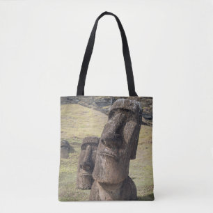 Monuments Easter Island, Chile Tote Bag
