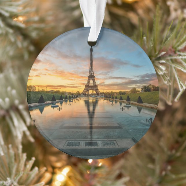 Monuments | Eiffel Tower Sunrise Ornament (Tree)