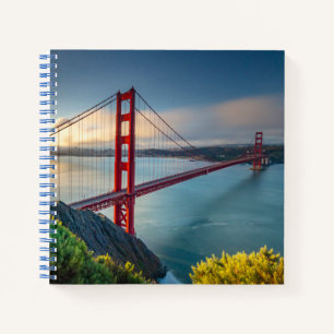 Monuments Golden Gate San Francisco Notebook