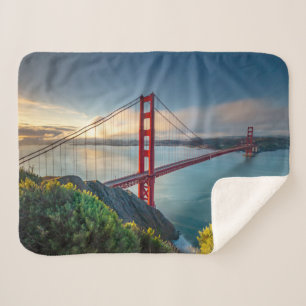 Monuments   Golden Gate San Francisco Sherpa Blanket