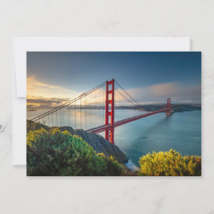 Monuments   Golden Gate San Francisco Thank You Card