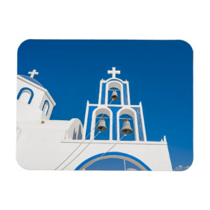 Monuments   Greek Blue Dome Church Magnet