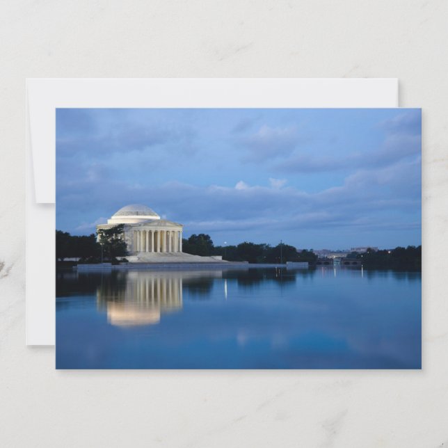 Monuments | Jefferson Memorial Thank You Card (Front)