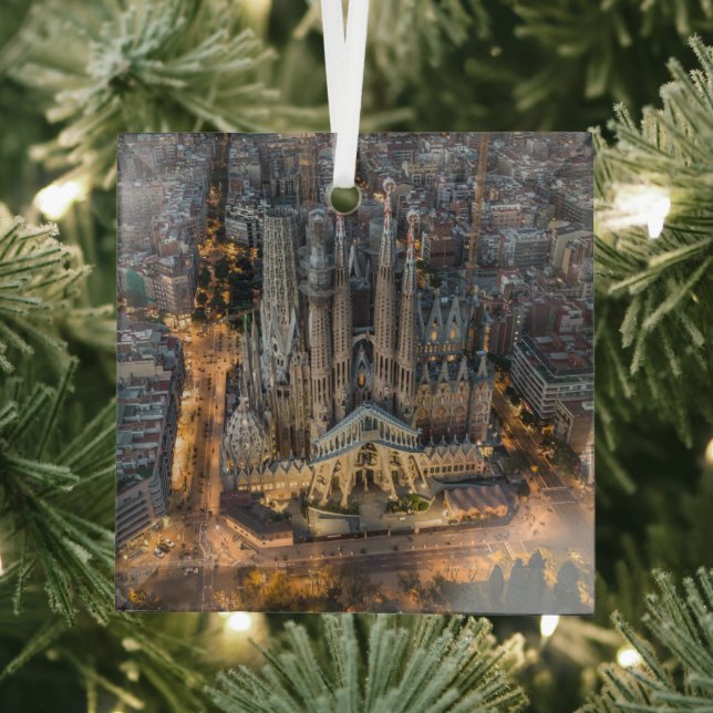 Monuments | La Sagrada Familia Glass Tree Decoration (Insitu)