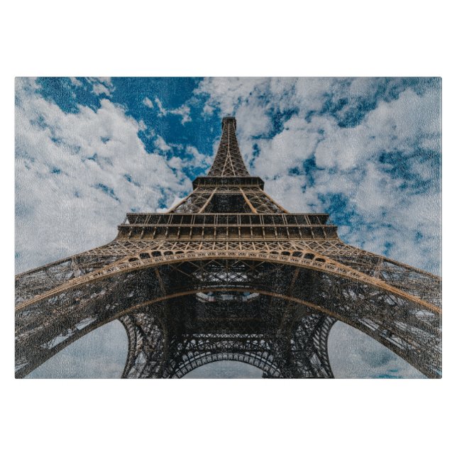 Monuments | Looking Up at the Eiffel Tower Cutting Board (Front)
