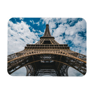 Monuments Looking Up at the Eiffel Tower Magnet