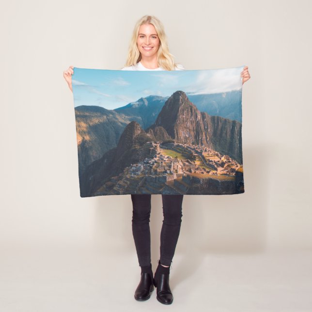 Monuments | Machu Picchu, Peru Fleece Blanket (In Situ)