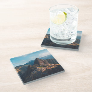 Monuments Machu Picchu, Peru Glass Coaster