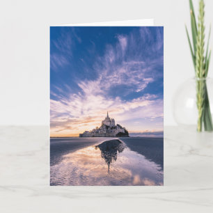 Monuments   Mont Saint-Michel, Normandy France Card