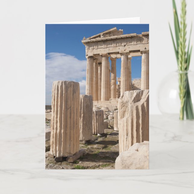 Monuments | Parthenon Acropolis Athens Greece Card (Front)