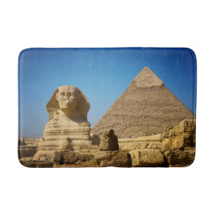 Monuments Sphinx & Pyramid of Egypt Bath Mat