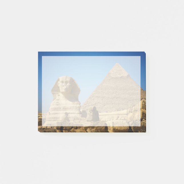 Monuments | Sphinx & Pyramid of Egypt Post-it Notes (Front)