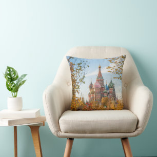 Monuments   St. Basil's Cathedral Moscow Cushion