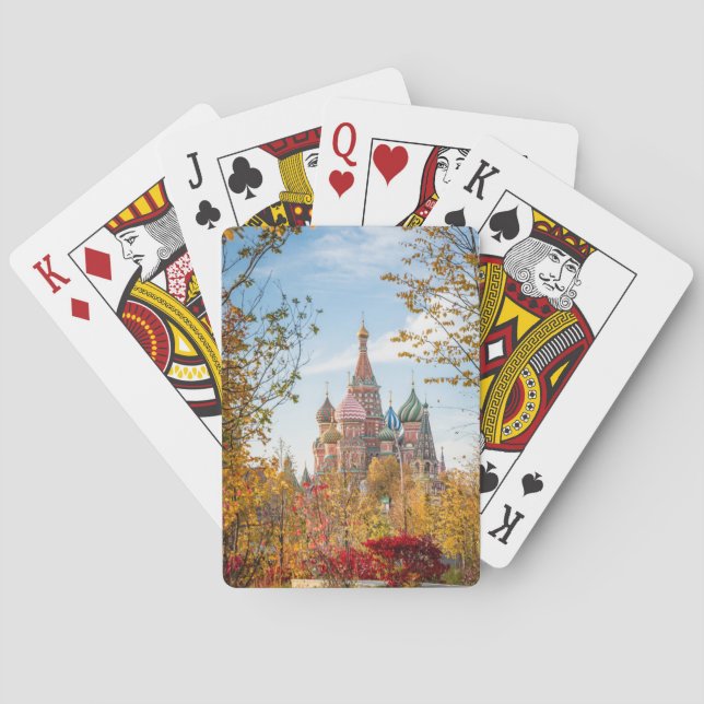 Monuments | St. Basil's Cathedral Moscow Playing Cards (Back)