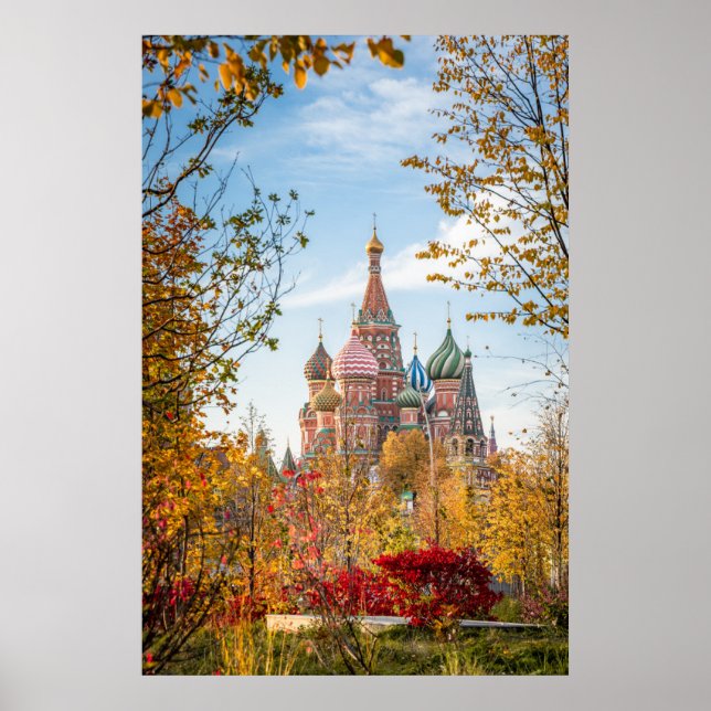 Monuments | St. Basil's Cathedral Moscow Poster (Front)