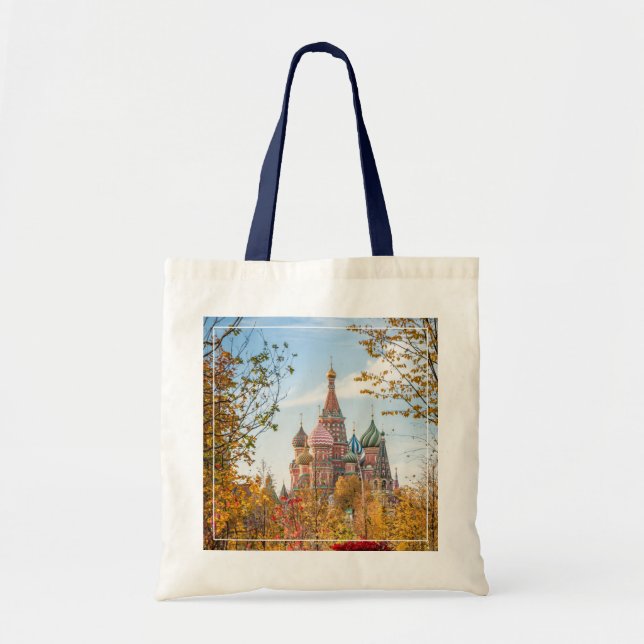 Monuments | St. Basil's Cathedral Moscow Tote Bag (Front)