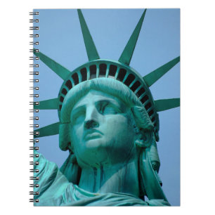 Monuments   Statue of Liberty Face Notebook