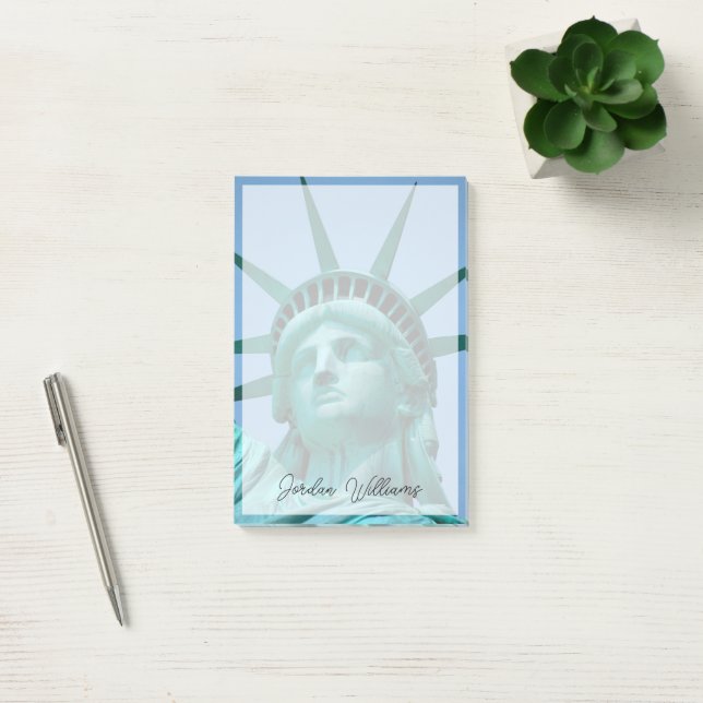Monuments | Statue of Liberty Face Post-it Notes (Office)