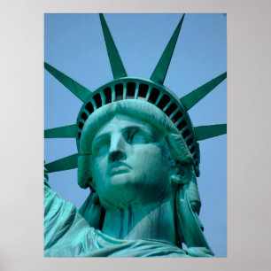 Monuments   Statue of Liberty Face Poster