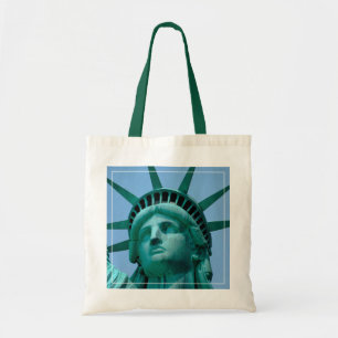 Monuments   Statue of Liberty Face Tote Bag