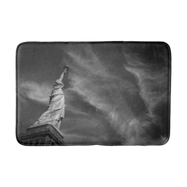 Monuments | Statue of Liberty Manhattan NYC Bath Mat (Front)