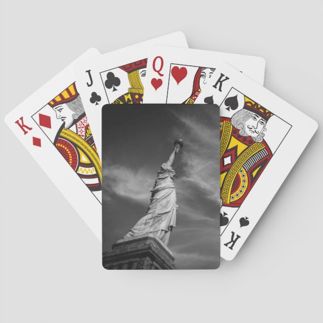 Monuments | Statue of Liberty Manhattan NYC Playing Cards (Back)