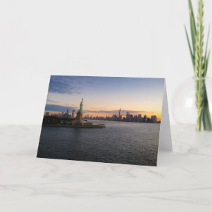 Monuments Statue of Liberty NYC Card