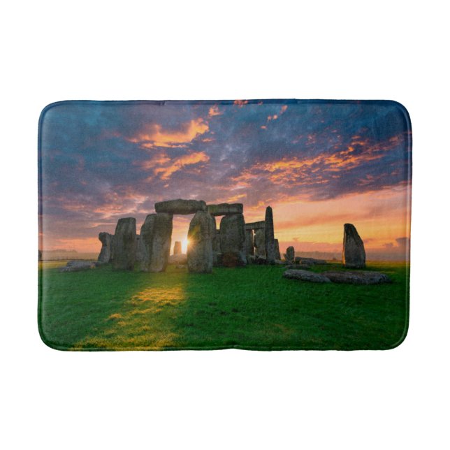 Monuments | Stonhenge, England Bath Mat (Front)