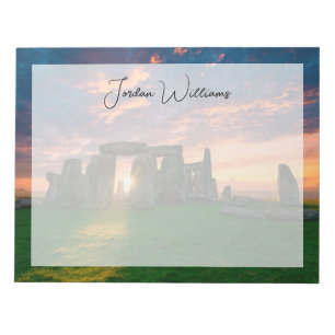 Monuments Stonhenge, England Notepad