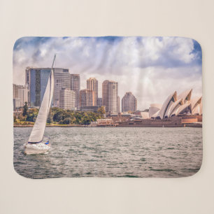 Monuments   Sydney Opera House Sherpa Blanket
