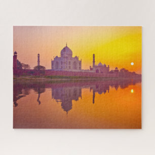 Monuments   Taj Mahal at Sunset Jigsaw Puzzle