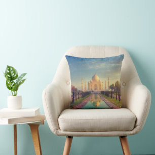 Monuments Taj Mahal Colors Cushion