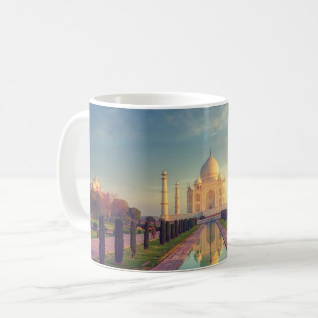 Monuments | Taj Mahal Colours Coffee Mug (Front Left)