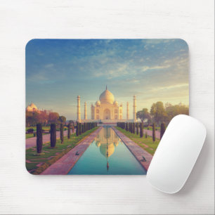 Monuments Taj Mahal Colours Mouse Pad