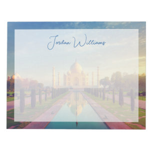Monuments Taj Mahal Colours Notepad