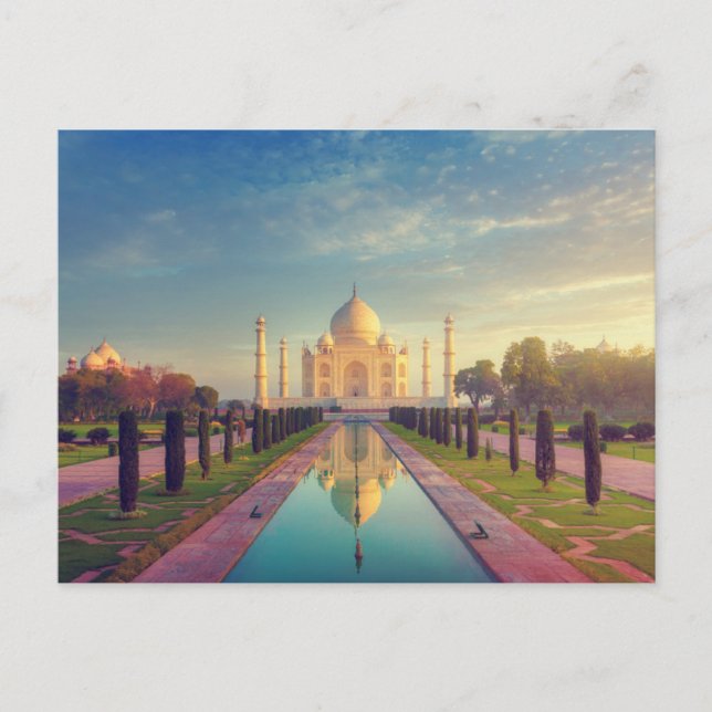 Monuments | Taj Mahal Colours Postcard (Front)