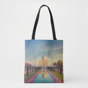 Monuments   Taj Mahal Colours Tote Bag