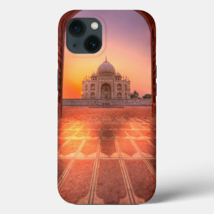 Monuments Taj Mahal, India at Sunset iPhone 13 Case
