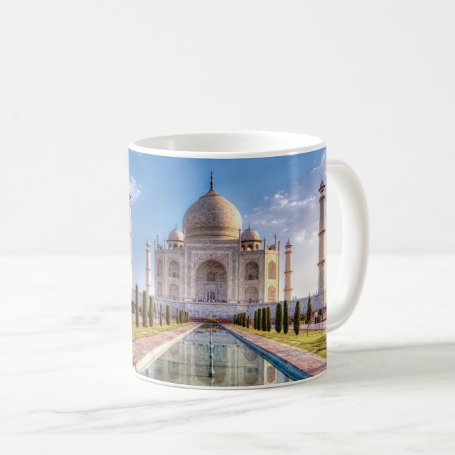 Monuments | Taj Mahal Sunrise Coffee Mug (Front Right)