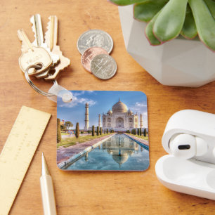 Monuments   Taj Mahal Sunrise Key Ring