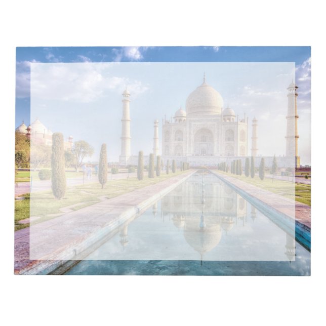 Monuments | Taj Mahal Sunrise Notepad (Front)